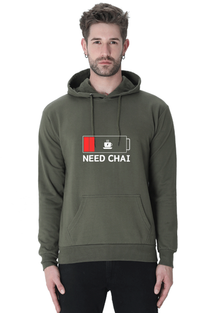 MEN || HOODIE SWEATSHIRT || STREETWEAR || TEA LOVER || TEA ADDICT || NEED CHAI || INDIAN TEA