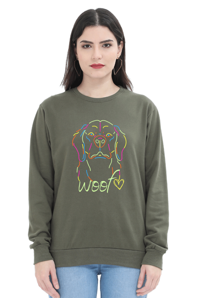 WOMEN || SWEATSHIRT || ANIMAL PRINT || ANIMAL LOVER || FASHION || PAW || DOG || DOG LOVER || CUTE DOG || PET LOVER || DOG OWNER || DOG HUMOR || WINTER WEAR