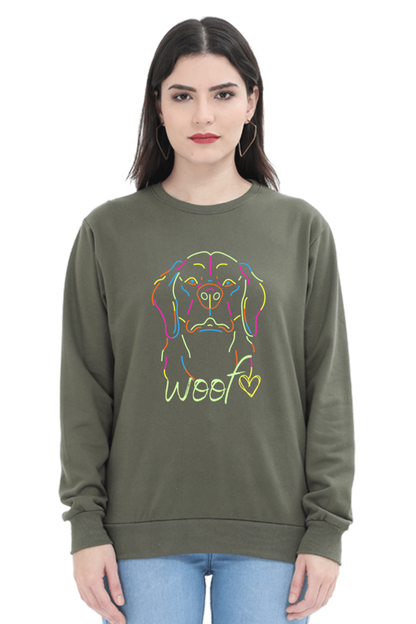 WOMEN || SWEATSHIRT || ANIMAL PRINT || ANIMAL LOVER || FASHION || PAW || DOG || DOG LOVER || CUTE DOG || PET LOVER || DOG OWNER || DOG HUMOR || WINTER WEAR