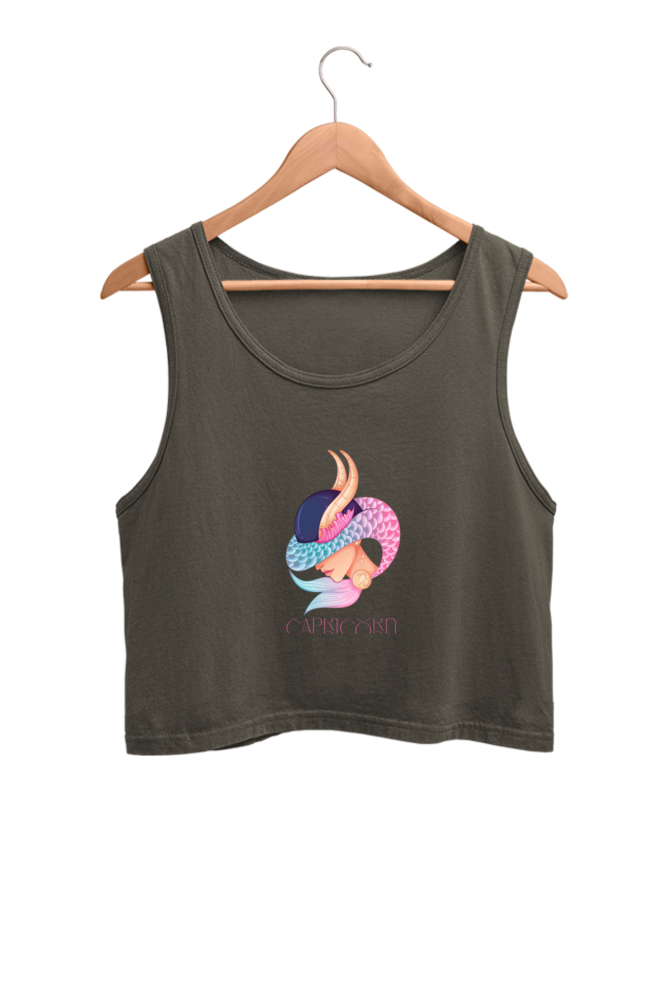 WOMEN || CROP TANK TOP || ZODIAC SIGN || ASTROLOGY ||