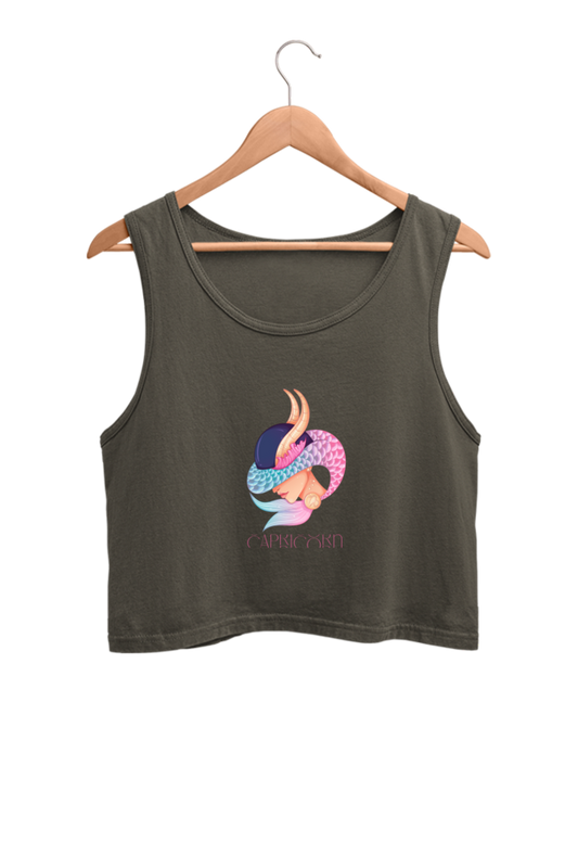 WOMEN || CROP TANK TOP || ZODIAC SIGN || ASTROLOGY ||