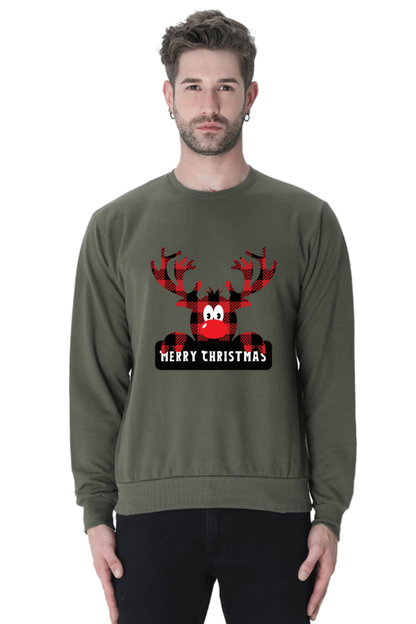 MEN || SWEATSHIRT || STREETWEAR || MERRY CHRISTMAS || SANTA CLAUS || REINDEER || HOLIDAY FASHION || CHRISTMAS GIFTS || WINTER WEAR