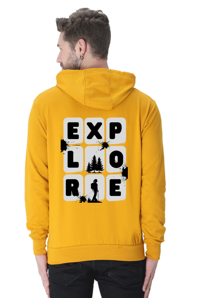 MEN || HOODIE SWEATSHIRT || TRAVEL || EXPLORE || MAN WITH BACKPACK || HIKING || ADVENTURE || OUTDOOR || CAMPING || NATURE LOVER