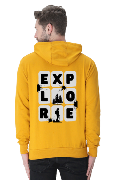 MEN || HOODIE SWEATSHIRT || TRAVEL || EXPLORE || MAN WITH BACKPACK || HIKING || ADVENTURE || OUTDOOR || CAMPING || NATURE LOVER