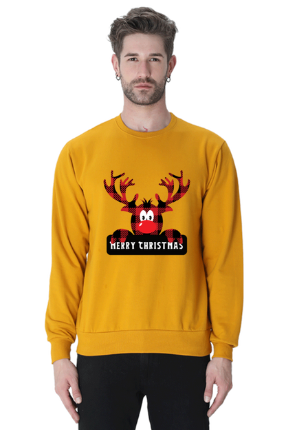 MEN || SWEATSHIRT || STREETWEAR || MERRY CHRISTMAS || SANTA CLAUS || REINDEER || HOLIDAY FASHION || CHRISTMAS GIFTS || WINTER WEAR