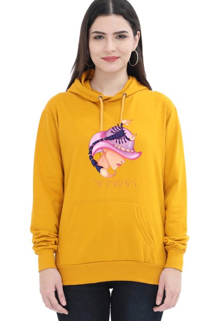 WOMEN || HOODIE SWEATSHIRT || ZODIAC SIGN || ASTROLOGY || SCORPIO || WATER SIGN || LOYALTY || DEVOTIONAL || FANTASY || BIRTHDAY || GIFT FOR HER