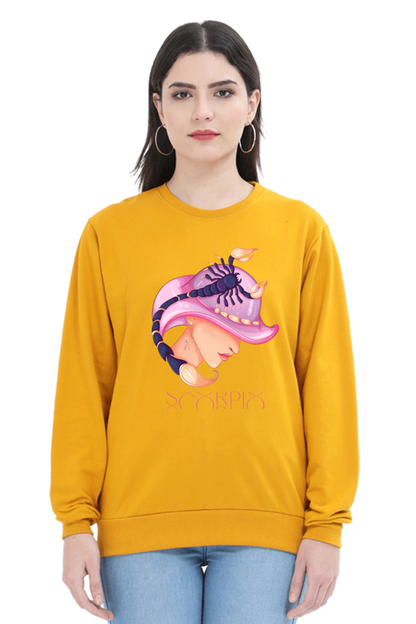 WOMEN || SWEATSHIRT || ZODIAC SIGN || ASTROLOGY || SCORPIO || WATER SIGN || LOYALTY || DEVOTIONAL || FANTASY || BIRTHDAY || GIFT FOR HER