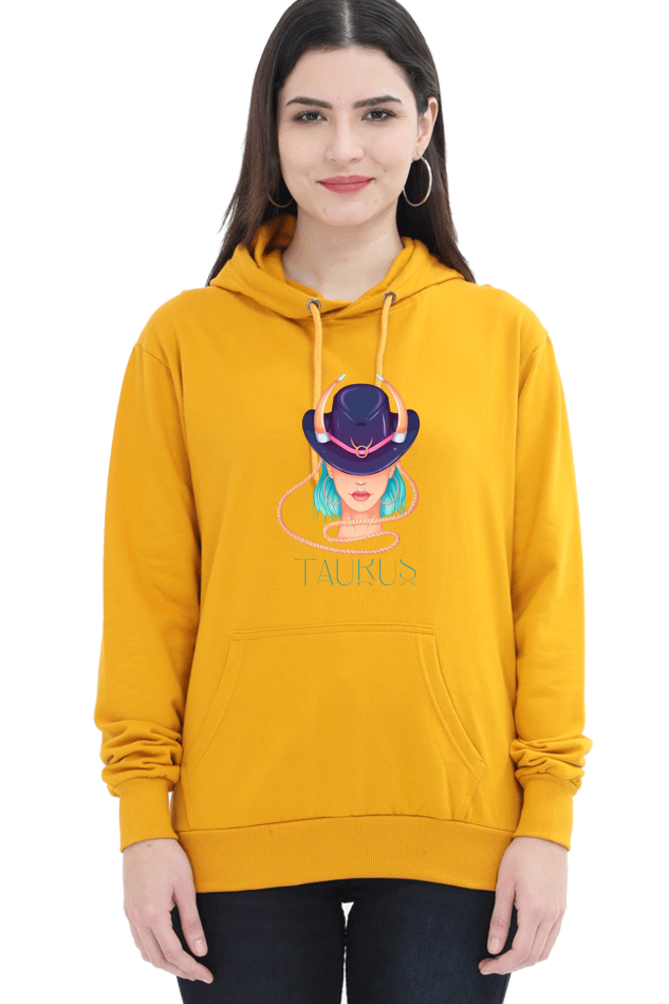 WOMEN || HOODIE SWEATSHIRT || ZODIAC SIGN || ASTROLOGY || TAURUS || HORNS || BIRTHDAY || GIFTS FOR HER