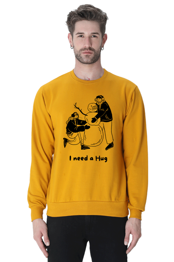 MEN || SWEATSHIRT || MERRY CHRISTMAS || SNOWMAN || COUPLE || RELATIONSHIP || LOVE || FRIENDSHIP || GRAPHIC DESIGN || HOLIDAY FASHION || CHRISTMAS GIFTS || WINTER WEAR