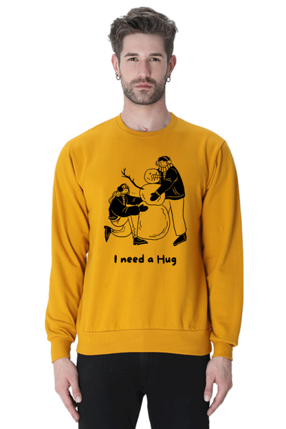 MEN || SWEATSHIRT || MERRY CHRISTMAS || SNOWMAN || COUPLE || RELATIONSHIP || LOVE || FRIENDSHIP || GRAPHIC DESIGN || HOLIDAY FASHION || CHRISTMAS GIFTS || WINTER WEAR