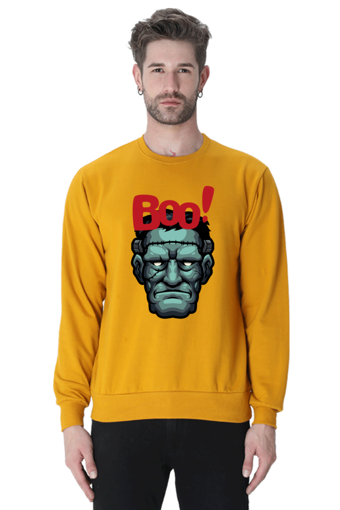 MEN || SWEATSHIRT || STREETWEAR || MONSTER || FRANKENSTEIN || GRAPHIC DESIGN || HALLOWEEN || WINTER WEAR