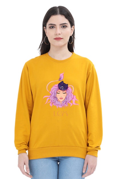 WOMEN || SWEATSHIRT || ZODIAC SIGN || ASTROLOGY || LEO || BRAVERY || STRENGTH || BIRTHDAY || GIFTS FOR HER