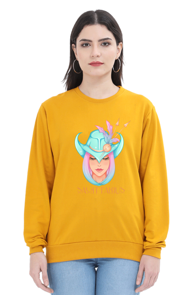 WOMEN || SWEATSHIRT || ZODIAC SIGN || ASTROLOGY || SAGITTARIUS || FREEDOM || COWBOY HAT || COWGIRL || BIRTHDAY || GIFT FOR HER