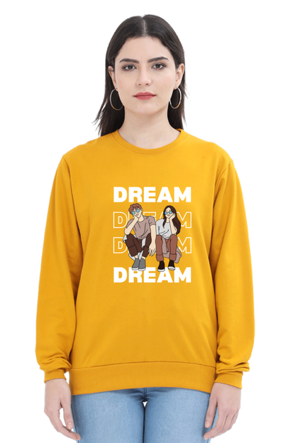 WOMEN || SWEATSHIRT || DREAM || DREAMER || MOTIVATIONAL QUOTES ||  HOPE || POSITIVE THINKING || SELF-LOVE || SELF-CARE || WINTER WEAR