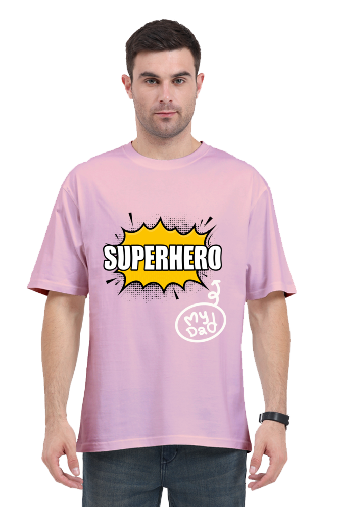 MEN || ROUND NECK OVERSIZED CLASSIC T-SHIRT || STREETWEAR || SUPERHERO || FATHER’S DAY GIFT || DAD GIFT || BIRTHDAY GIFT || BOLD GRAPHICS TEE || GIFT IDEAS || GIFT FOR HIM