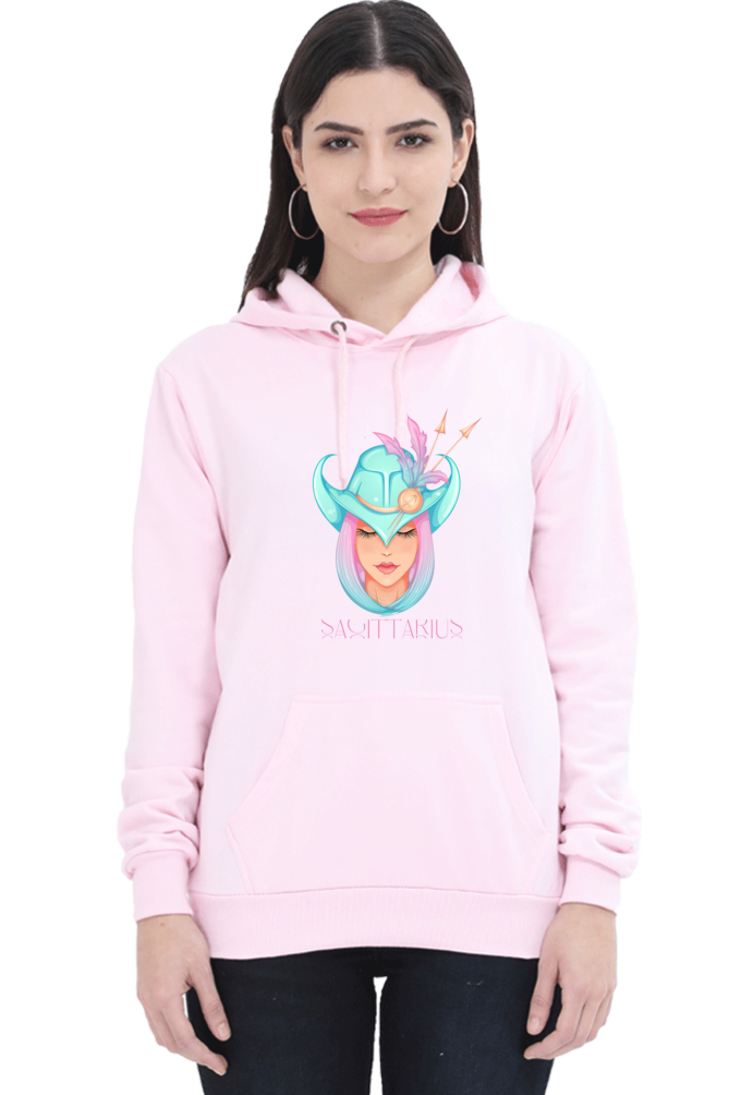 WOMEN || HOODIE SWEATSHIRT || ZODIAC SIGN || ASTROLOGY || SAGITTARIUS || FREEDOM || COWBOY HAT || COWGIRL || BIRTHDAY || GIFT FOR HER