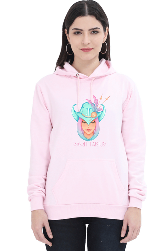 WOMEN || HOODIE SWEATSHIRT || ZODIAC SIGN || ASTROLOGY || SAGITTARIUS || FREEDOM || COWBOY HAT || COWGIRL || BIRTHDAY || GIFT FOR HER