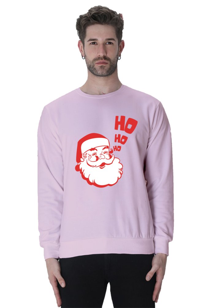 MEN || SWEATSHIRT || STREETWEAR || MERRY CHRISTMAS || SANTA CLAUS || HO HO HO || HOLIDAY FASHION || CUTE SANTA || GRAPHIC DESIGN || CHRISTMAS GIFTS || WINTER WEAR