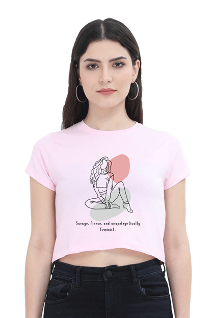 WOMEN || CROP TOP || MOTIVATIONAL QUOTES || FEMINISM || SELF-LOVE || EMPOWERMENT || CONFIDENCE || SELF CARE || GIRL POWER || STRONG || INDEPENDENT || FEMINIST || GIFT FOR HER