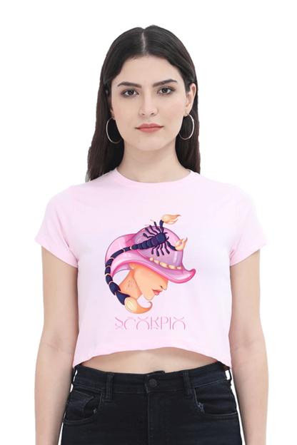 WOMEN || CROP TOP || ZODIAC SIGN || ASTROLOGY || SCORPIO || WATER SIGN || LOYALTY || DEVOTIONAL || FANTASY || BIRTHDAY || GIFT FOR HER