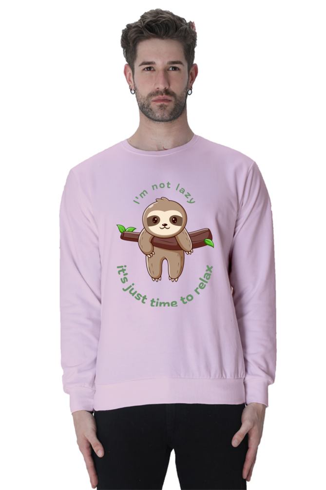 MEN || SWEATSHIRT || STREETWEAR || FUNNY QUOTES || SLOTH || ANIMAL PRINT || ANIMAL LOVER || LAZY || SLOTH LOVER || WINTER WEAR