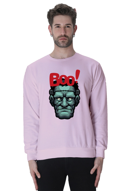 MEN || SWEATSHIRT || STREETWEAR || MONSTER || FRANKENSTEIN || GRAPHIC DESIGN || HALLOWEEN || WINTER WEAR