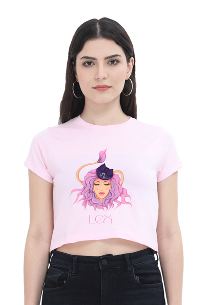 WOMEN || CROP TOP || || ZODIAC SIGN || ASTROLOGY || LEO || BRAVERY || STRENGTH || BIRTHDAY || GIFTS FOR HER