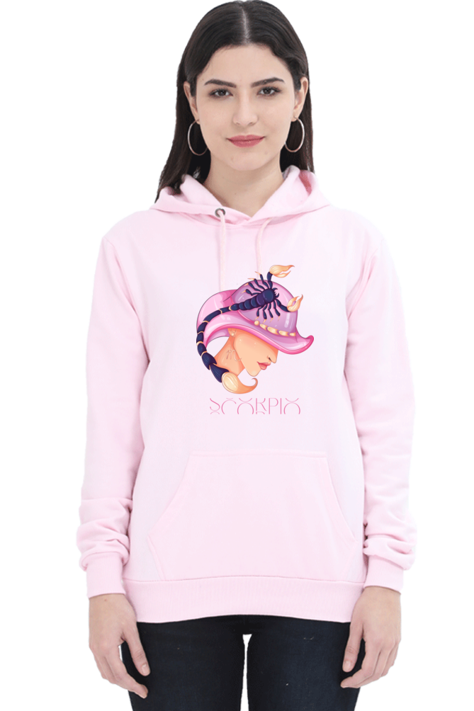 WOMEN || HOODIE SWEATSHIRT || ZODIAC SIGN || ASTROLOGY || SCORPIO || WATER SIGN || LOYALTY || DEVOTIONAL || FANTASY || BIRTHDAY || GIFT FOR HER