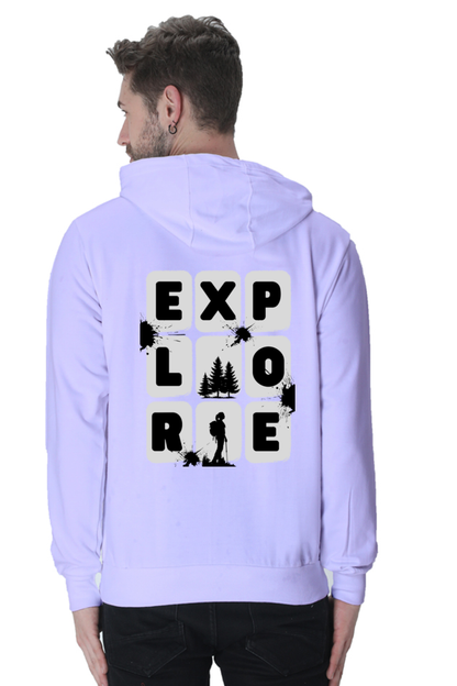 MEN || HOODIE SWEATSHIRT || TRAVEL || EXPLORE || MAN WITH BACKPACK || HIKING || ADVENTURE || OUTDOOR || CAMPING || NATURE LOVER