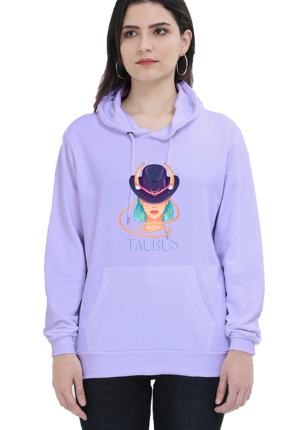 WOMEN || HOODIE SWEATSHIRT || ZODIAC SIGN || ASTROLOGY || TAURUS || HORNS || BIRTHDAY || GIFTS FOR HER