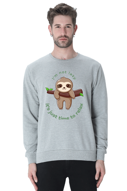 MEN || SWEATSHIRT || STREETWEAR || FUNNY QUOTES || SLOTH || ANIMAL PRINT || ANIMAL LOVER || LAZY || SLOTH LOVER || WINTER WEAR