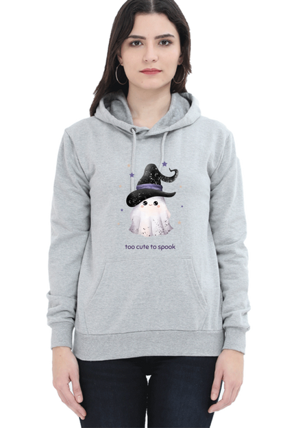 WOMEN || HOODIE SWEATSHIRT || STREETWEAR || GHOST || HOLIDAY FASHION || SPOOKY || FUNNY || HALLOWEEN || WITCH HAT || CHRISTMAS || CHRISTMAS GIFT || WINTER WEAR