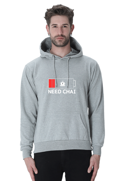 MEN || HOODIE SWEATSHIRT || STREETWEAR || TEA LOVER || TEA ADDICT || NEED CHAI || INDIAN TEA