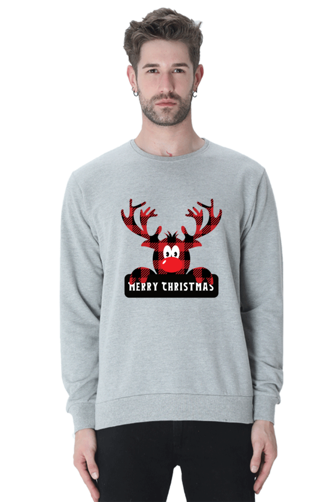 MEN || SWEATSHIRT || STREETWEAR || MERRY CHRISTMAS || SANTA CLAUS || REINDEER || HOLIDAY FASHION || CHRISTMAS GIFTS || WINTER WEAR