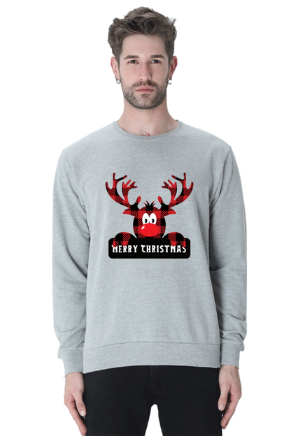 MEN || SWEATSHIRT || STREETWEAR || MERRY CHRISTMAS || SANTA CLAUS || REINDEER || HOLIDAY FASHION || CHRISTMAS GIFTS || WINTER WEAR