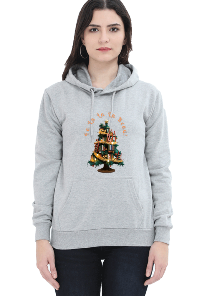 WOMEN || HOODIE SWEATSHIRT || MERRY CHRISTMAS || STREETWEAR || BOOKWORM || BOOK LOVER || CHRISTMAS GIFT || WINTER WEAR