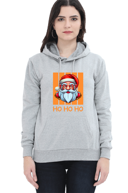 WOMEN || HOODIE SWEATSHIRT || STREETWEAR || MERRY CHRISTMAS || SANTA CLAUS || HO HO HO || HOLIDAY FASHION || CHRISTMAS GIFTS || WINTER WEAR