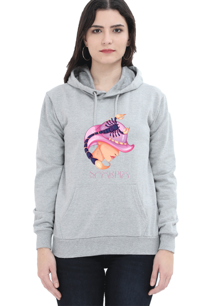 WOMEN || HOODIE SWEATSHIRT || ZODIAC SIGN || ASTROLOGY || SCORPIO || WATER SIGN || LOYALTY || DEVOTIONAL || FANTASY || BIRTHDAY || GIFT FOR HER