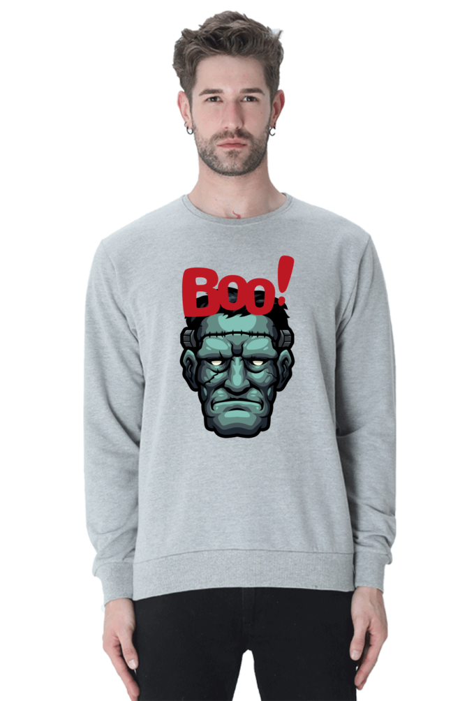 MEN || SWEATSHIRT || STREETWEAR || MONSTER || FRANKENSTEIN || GRAPHIC DESIGN || HALLOWEEN || WINTER WEAR