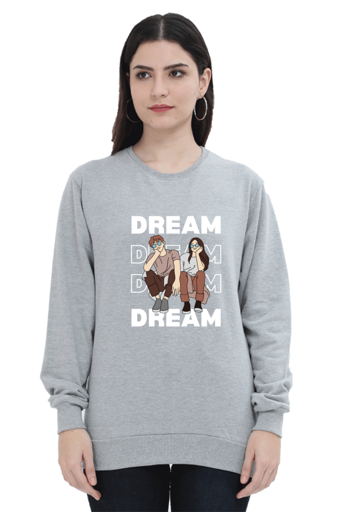 WOMEN || SWEATSHIRT || DREAM || DREAMER || MOTIVATIONAL QUOTES ||  HOPE || POSITIVE THINKING || SELF-LOVE || SELF-CARE || WINTER WEAR