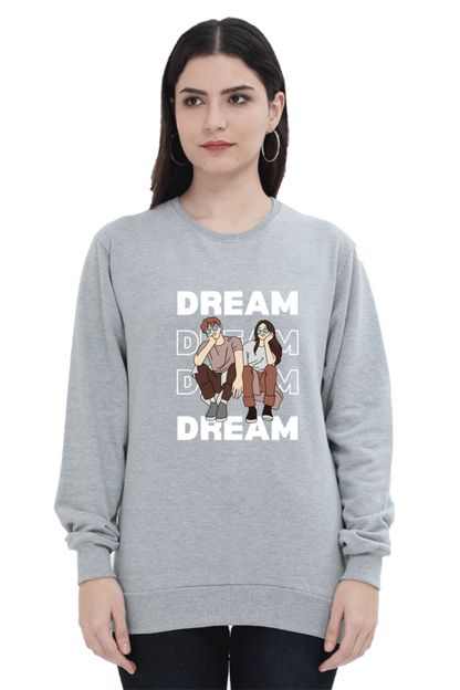 WOMEN || SWEATSHIRT || DREAM || DREAMER || MOTIVATIONAL QUOTES ||  HOPE || POSITIVE THINKING || SELF-LOVE || SELF-CARE || WINTER WEAR