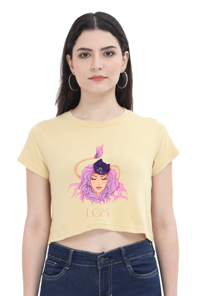 WOMEN || CROP TOP || || ZODIAC SIGN || ASTROLOGY || LEO || BRAVERY || STRENGTH || BIRTHDAY || GIFTS FOR HER