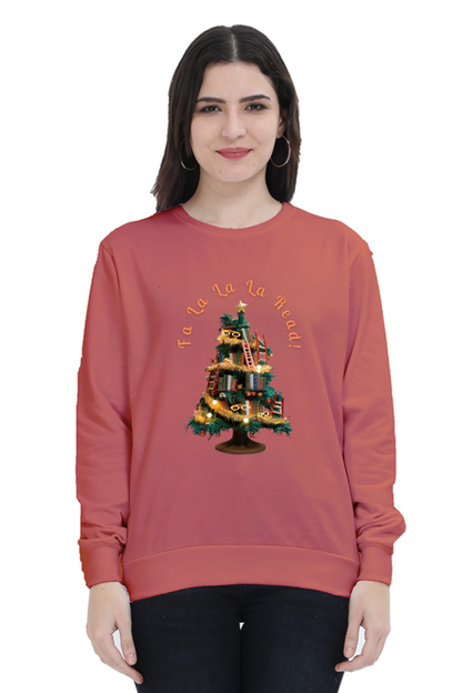 WOMEN || SWEATSHIRT || MERRY CHRISTMAS || STREETWEAR || BOOKWORM || BOOK LOVER || CHRISTMAS GIFT || WINTER WEAR