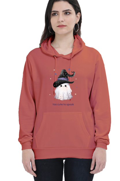 WOMEN || HOODIE SWEATSHIRT || STREETWEAR || GHOST || HOLIDAY FASHION || SPOOKY || FUNNY || HALLOWEEN || WITCH HAT || CHRISTMAS || CHRISTMAS GIFT || WINTER WEAR