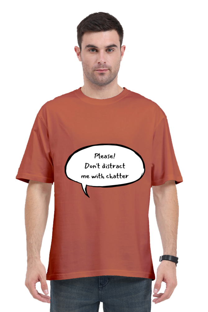 MEN || ROUND NECK OVERSIZED CLASSIC T-SHIRT || FUNNY QUOTES || INTROVERT || HUMOR || FASHION || BOOKWORMS