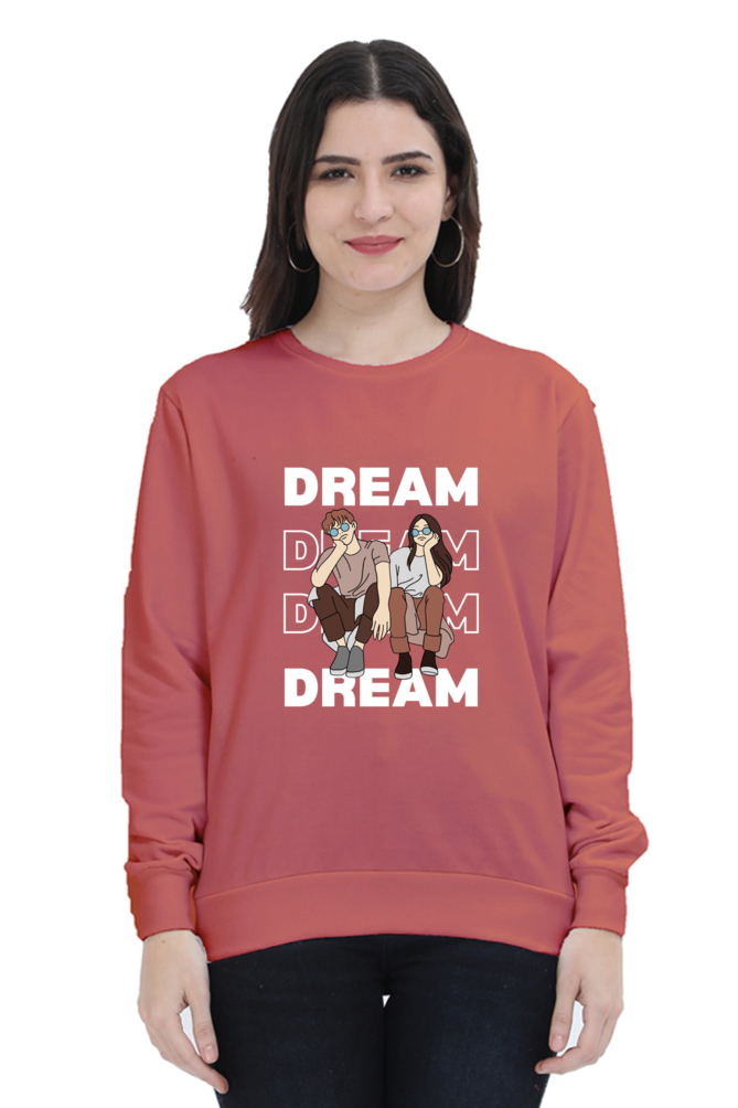 WOMEN || SWEATSHIRT || DREAM || DREAMER || MOTIVATIONAL QUOTES ||  HOPE || POSITIVE THINKING || SELF-LOVE || SELF-CARE || WINTER WEAR