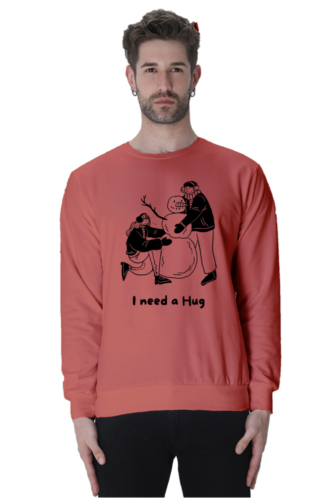 MEN || SWEATSHIRT || MERRY CHRISTMAS || SNOWMAN || COUPLE || RELATIONSHIP || LOVE || FRIENDSHIP || GRAPHIC DESIGN || HOLIDAY FASHION || CHRISTMAS GIFTS || WINTER WEAR