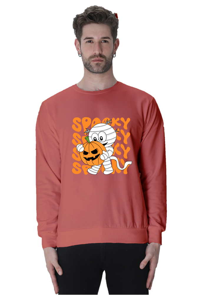 MEN || SWEATSHIRT || STREETWEAR || MUMMY || FUNNY || SPOOKY || PUMPKIN || GRAPHIC DESIGN || HALLOWEEN || WINTER WEAR