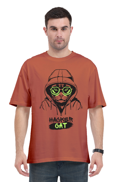 MEN || ROUND NECK OVERSIZED CLASSIC T-SHIRT || STREETWEAR || TRENDY || GAMER STYLE || GAMING || TECH FASHION || HACKER || CAT || ANIME || ANIMAL PRINT || CAT HOODIE || CAT LOVER || NERD || PROGRAMMING || IT || COMPUTER SCIENCE