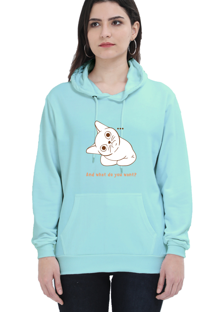 WOMEN || HOODIE SWEATSHIRT ||  CAT || ANIME || ANIMAL PRINT || QUIRKY || CAT LOVER || CUTE CAT || KITTEN || FUNNY || ANIMAL LOVER || CAT MEME || GRAPHIC DESIGN || GIFT FOR HER || WINTER WEAR